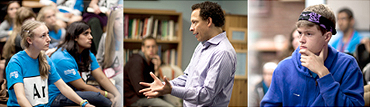 Lawrence Hill speaking to Arts & Science students