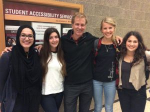 Dr. Richard Heinzl and students