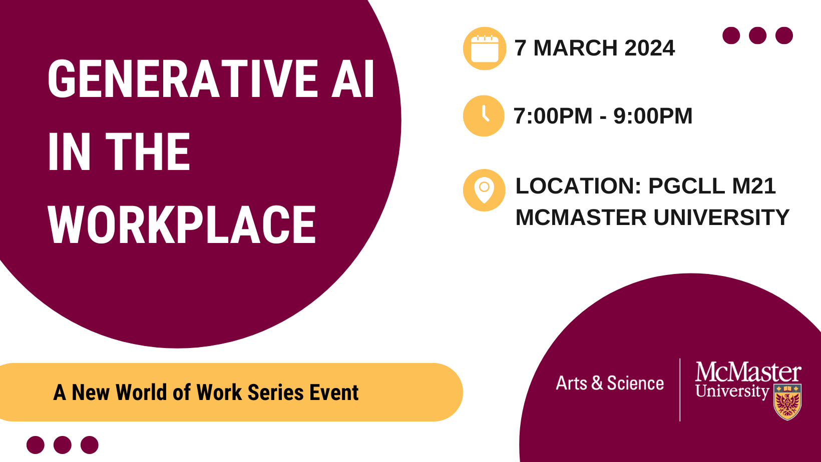 New World of Work Series Event: Generative AI in the Workplace